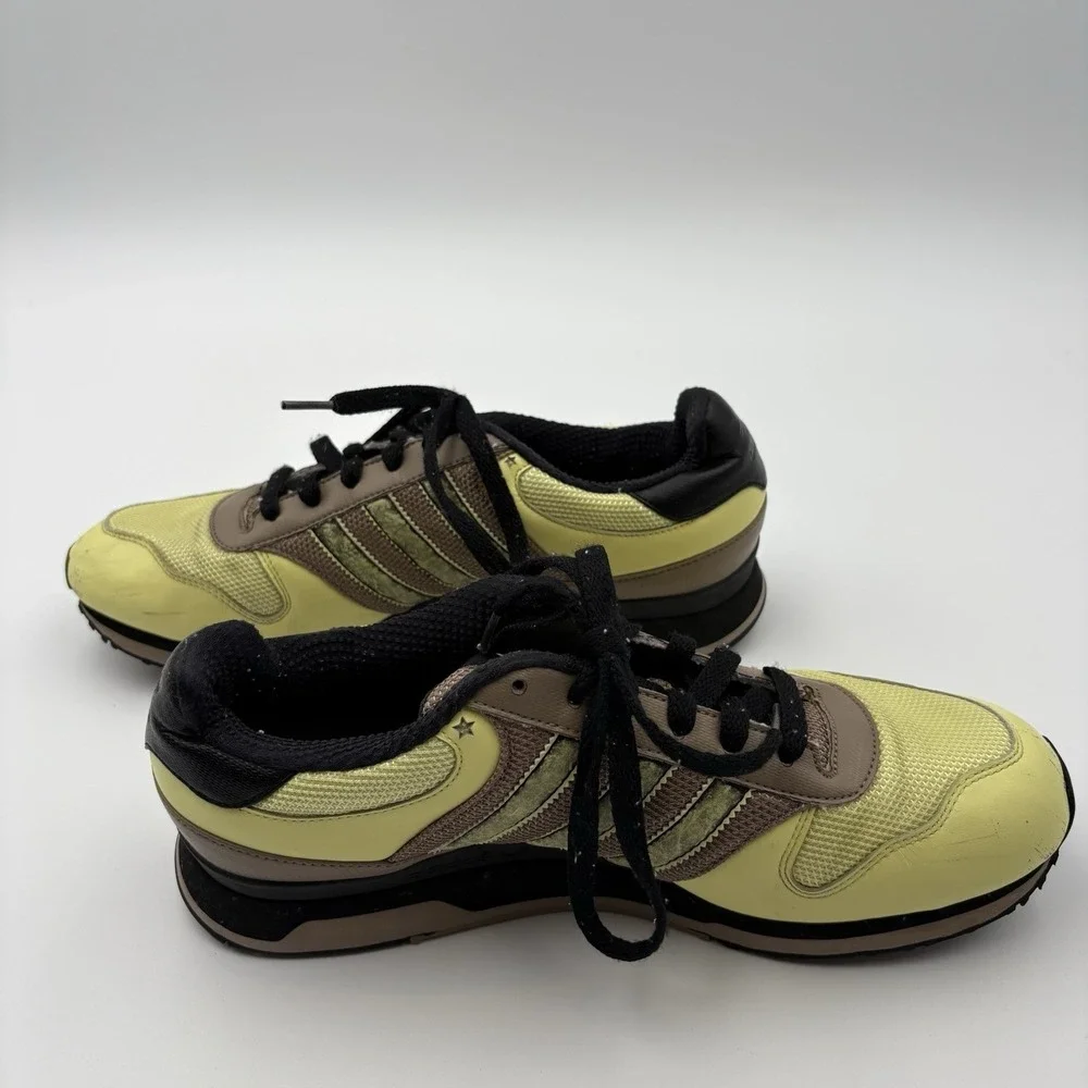 Vintage 2008 Adidas ZX 500 OG Yellow Brown Black 014906 Men's Size 10.5 Retro